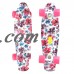 22 Skateboard Complete Street Retro Cruiser Blue Camo Print Deck   567451594